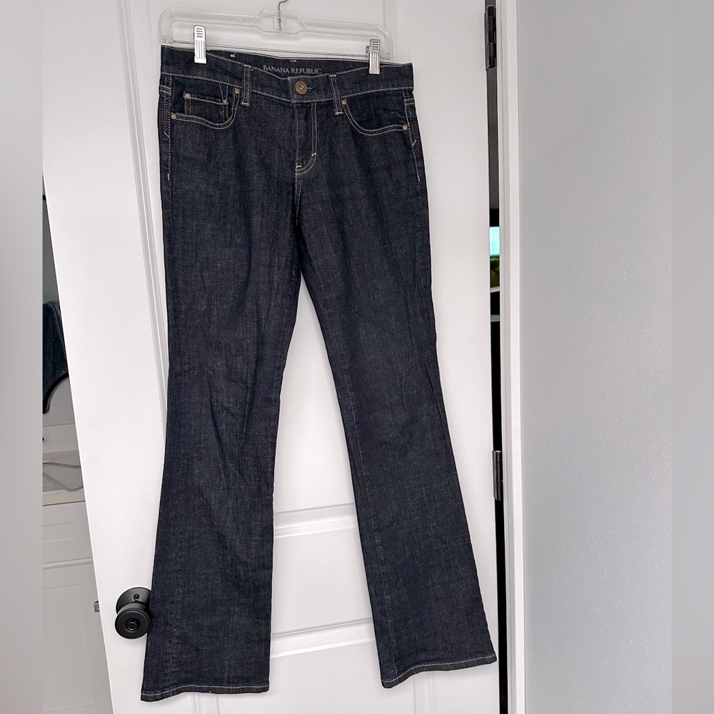 Banana Republic Bootcut Jeans. Beautiful Dark rinse denim